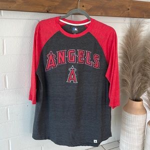 Anaheim Angeles 3/4 Ragland shirt